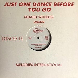 Image of Shahid Wheeler - Just One Dance Before You Go