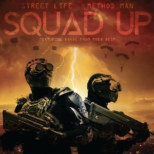 Image of Method Man X Street Life - Squad Up B/w Instrumental (Red Vinyl)