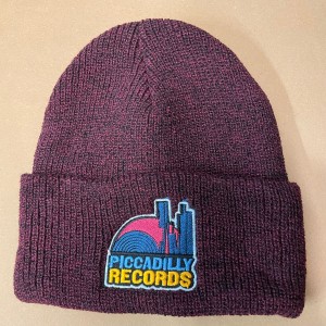 Image of Piccadilly Records - Antique Burgundy Beanie