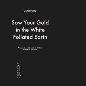 Image of Deathprod - Sow Your Gold In The White Foliated Earth