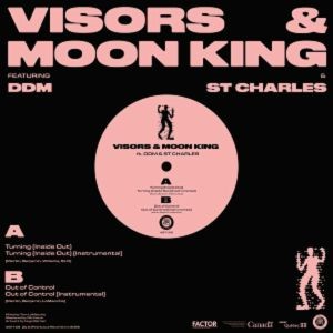 Image of Visors & Moon King - Turning (Inside Out) B/W Out Of Control