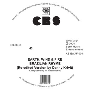 Image of Earth, Wind & Fire - Brazilian Rhyme / Runnin' (Danny Krivit (Re-edited By Danny Krivit)