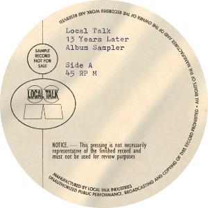Image of Various Artists - Local Talk - 13 Years Later Album Sampler