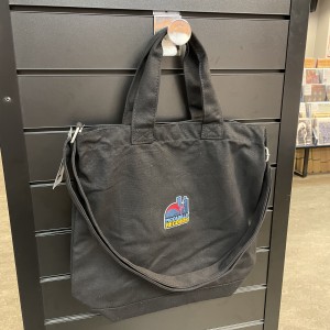 Image of Piccadilly Records - Adjustable Canvas Strap Tote - Black