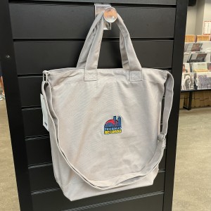 Image of Piccadilly Records - Adjustable Canvas Strap Tote - Light Grey