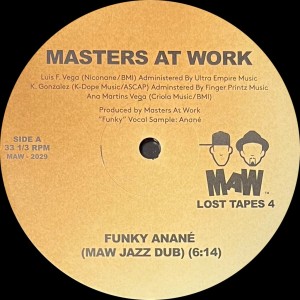 Image of Masters At Work - Funky Anané / MAW Want You