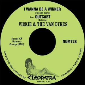 Image of Vickie & The Van Dykes - I Wanna Be A Winner / Outcast