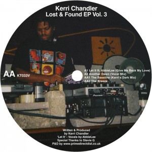 Kerri Chandler - Lost & Found EP Vol.3