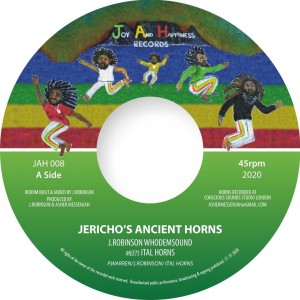Image of Ital Horns / J. Robinson - Jericho's Ancient Horns / Walls Tumbling Down Dub