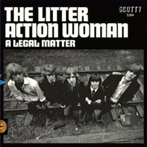 Image of The Litter - Action Woman / A Legal Matter - Blue Vinyl Edition