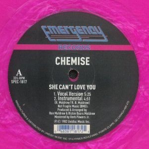 Image of Chemise - She Can't Love You - Inc. Purple Disco Machine Edit