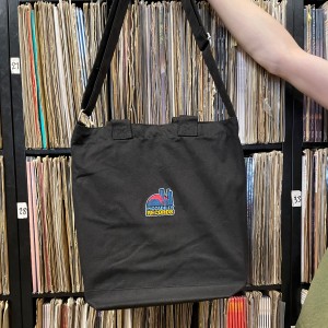 Image of Piccadilly Records - Adjustable Canvas Strap Tote - Black