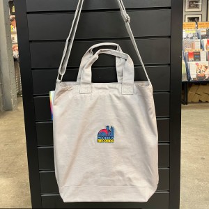 Image of Piccadilly Records - Adjustable Canvas Strap Tote - Light Grey