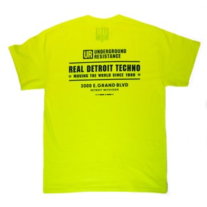Image of Underground Resistance - Workers T-Shirt - Neon Yellow